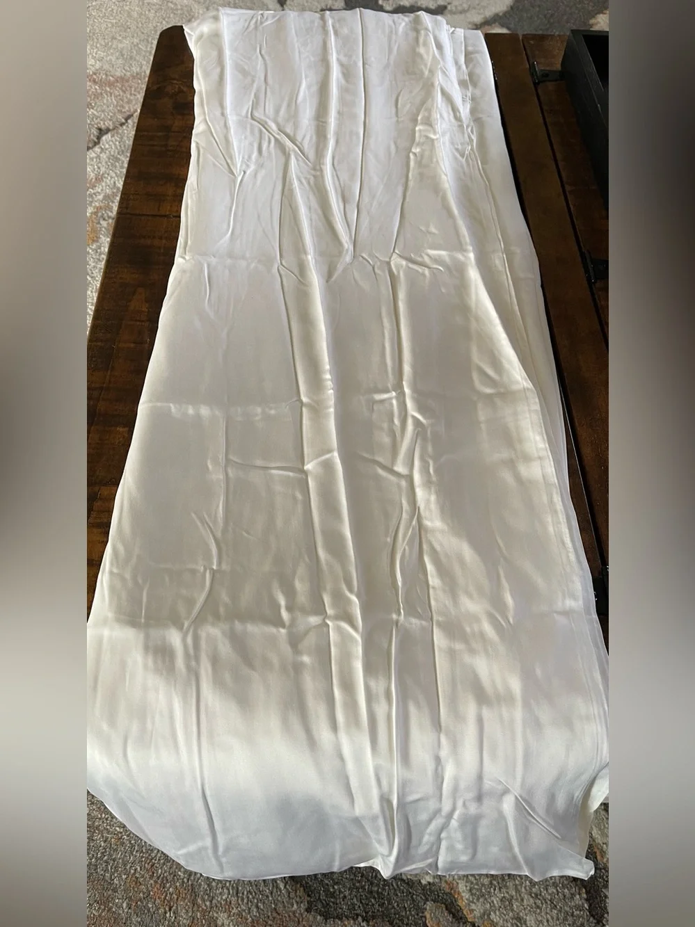 NWOT Quince Bamboo 1 Piece Duvet Cover, King/Cal (White)